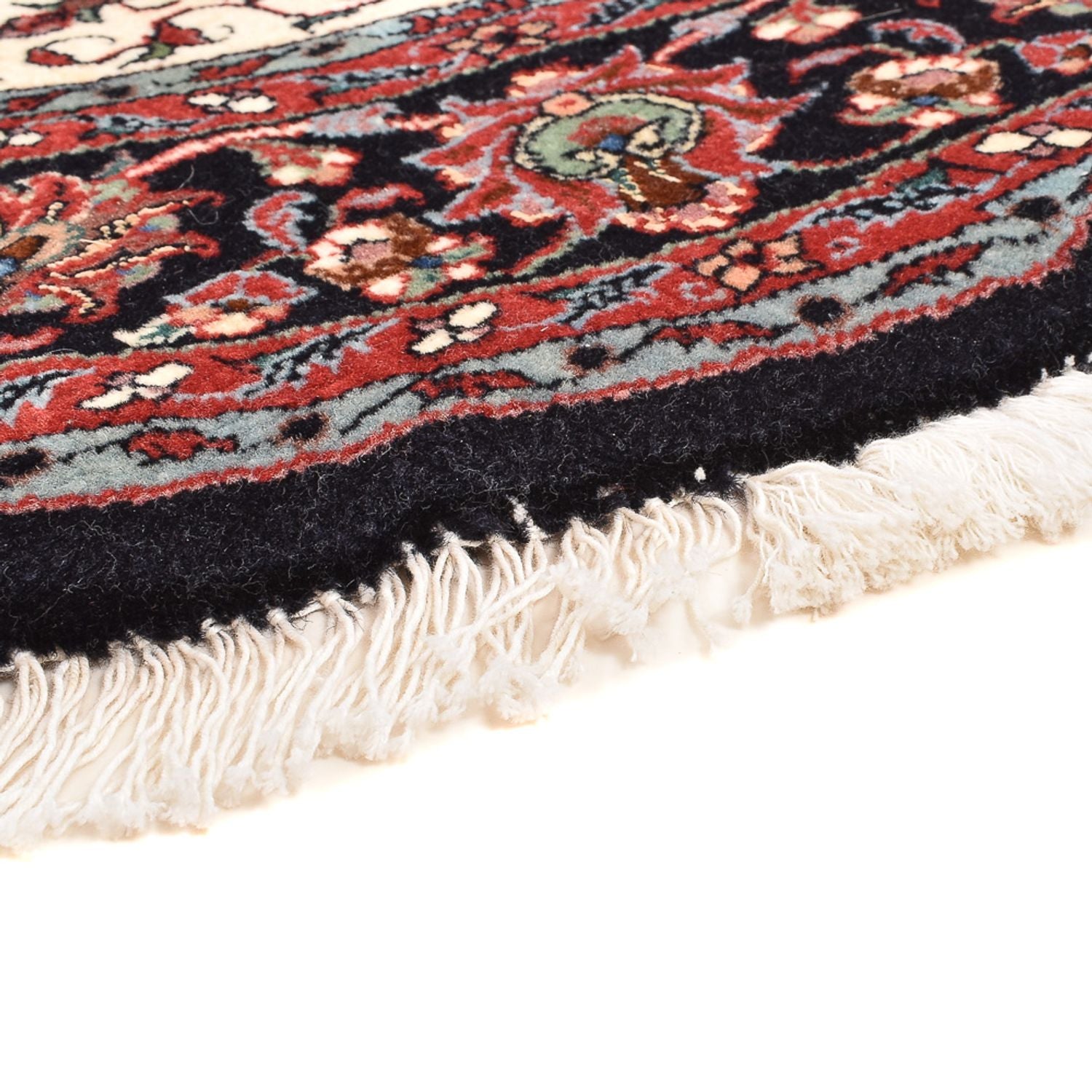 Alfombra persa - Bidjar redondo  - 154 x 154 cm - rojo