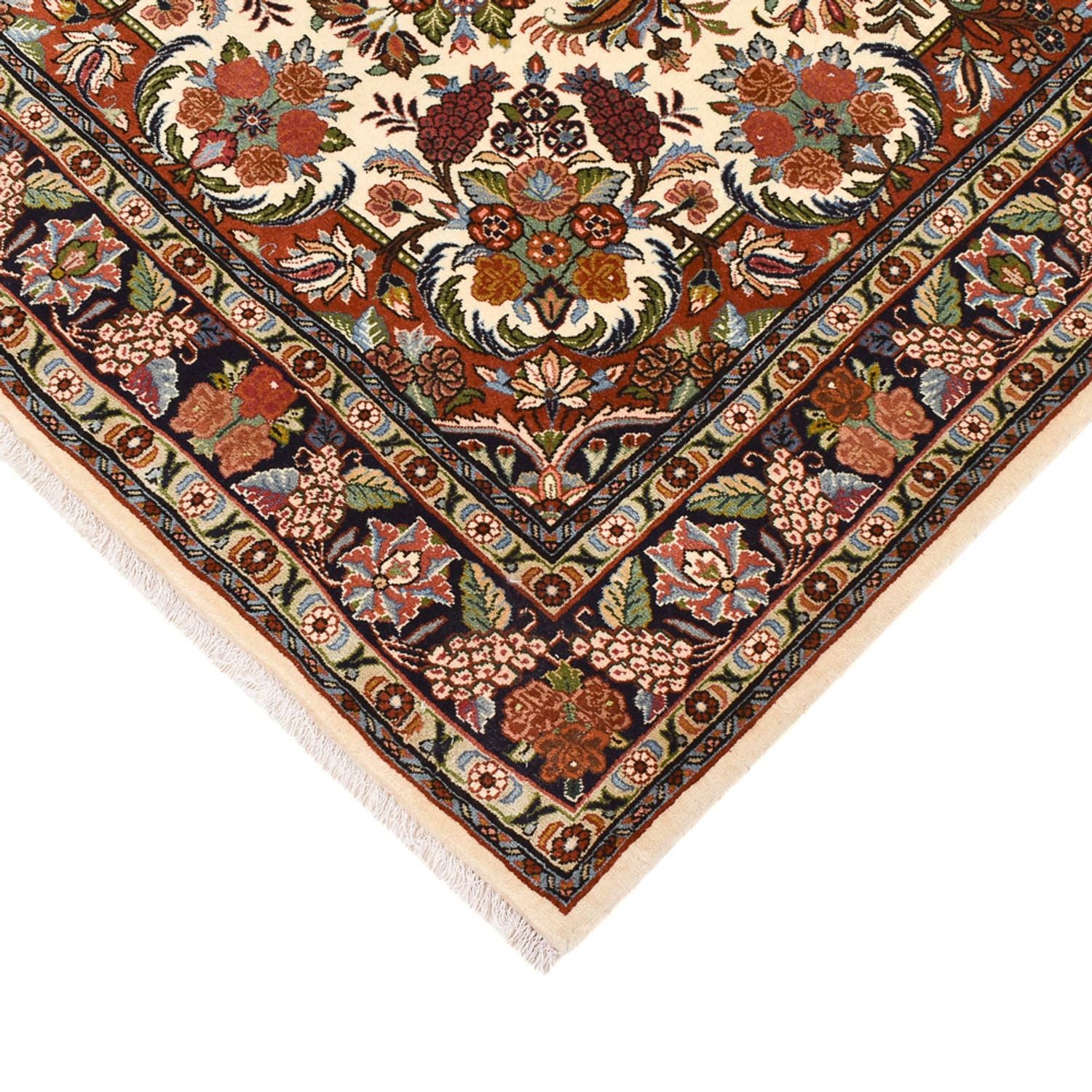 Alfombra persa - Bidjar - 210 x 140 cm - beige claro