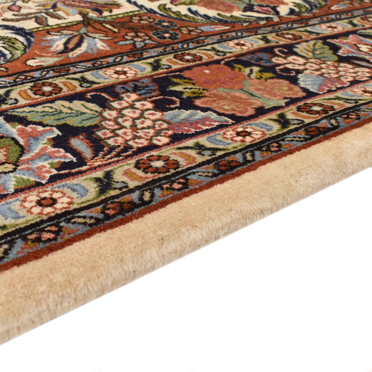 Alfombra persa - Bidjar - 210 x 140 cm - beige claro