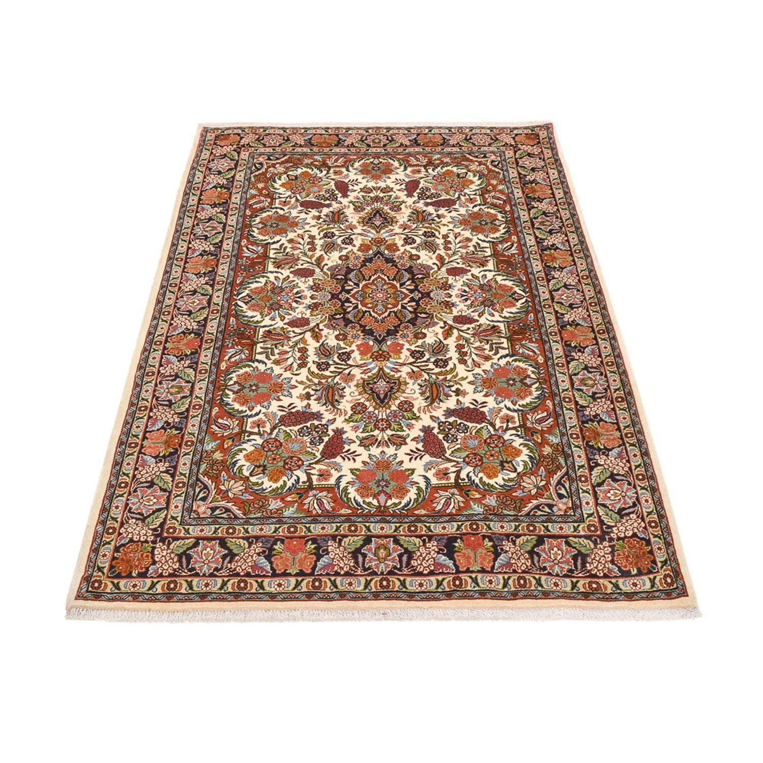 Alfombra persa - Bidjar - 210 x 140 cm - beige claro