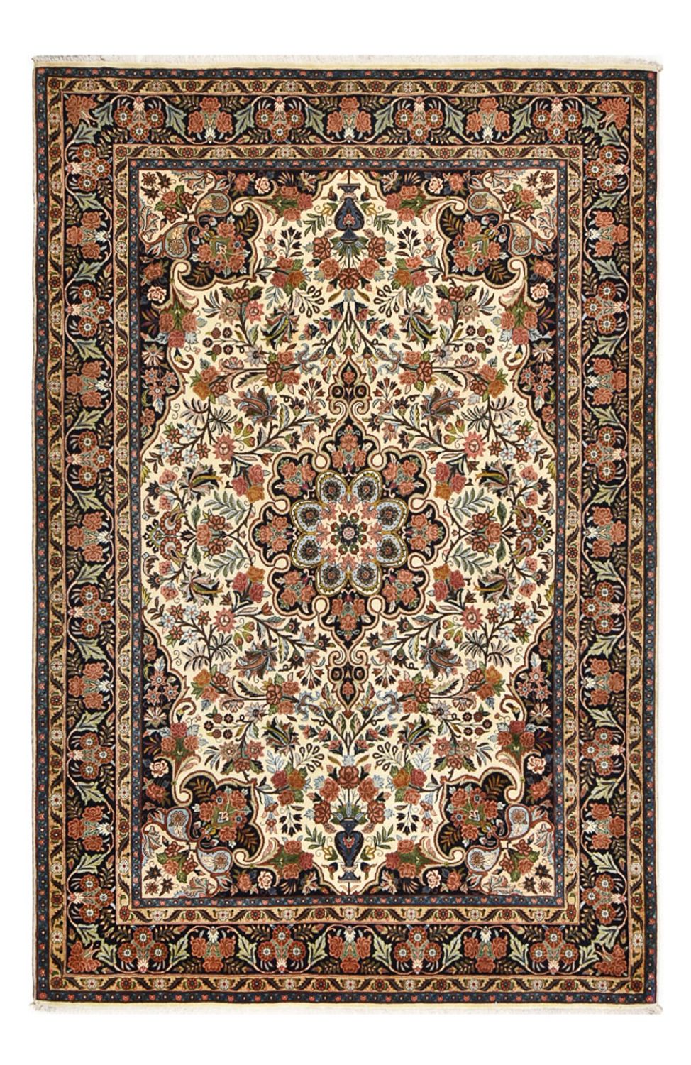Alfombra persa - Bidjar - 293 x 197 cm - arena