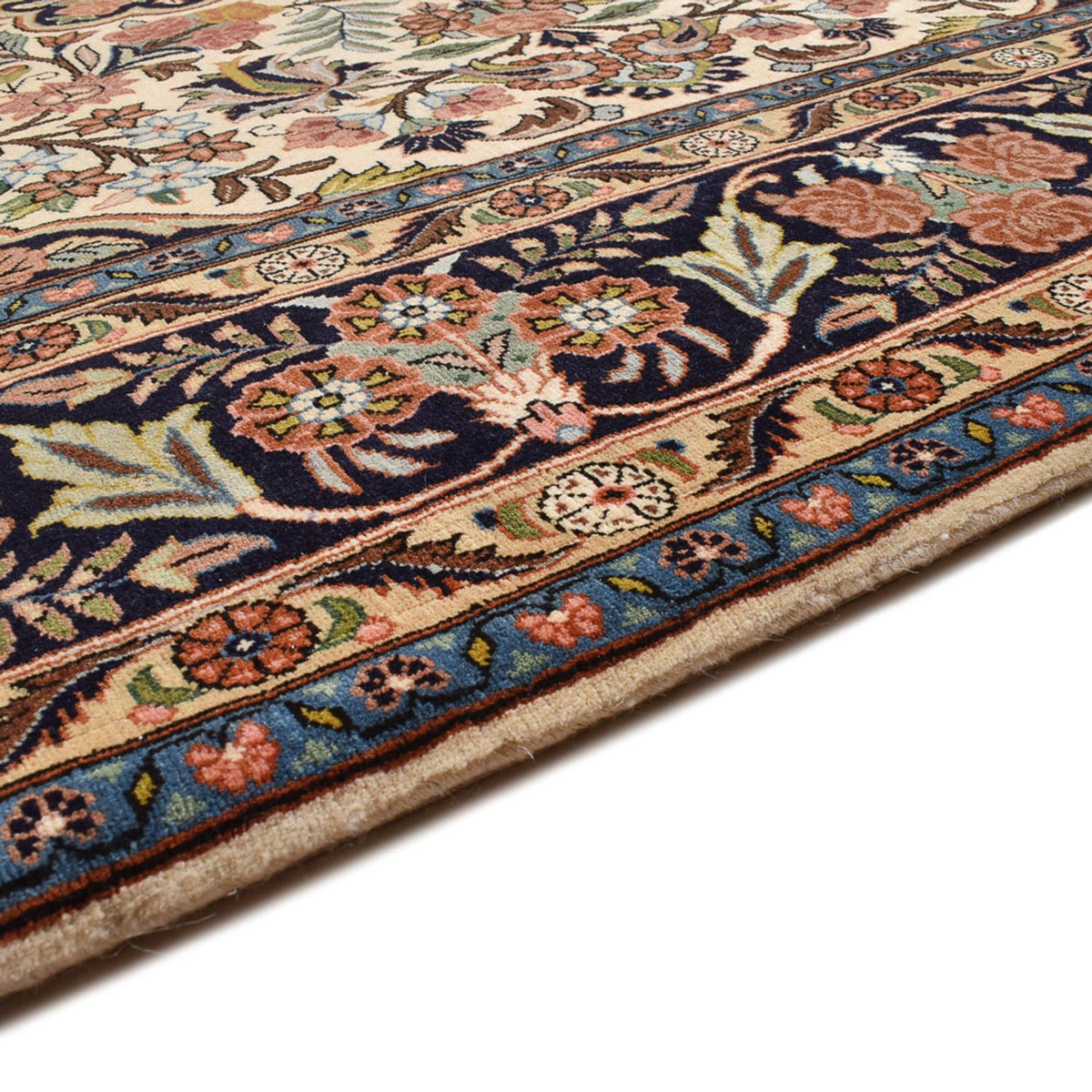 Alfombra persa - Bidjar - 293 x 197 cm - arena