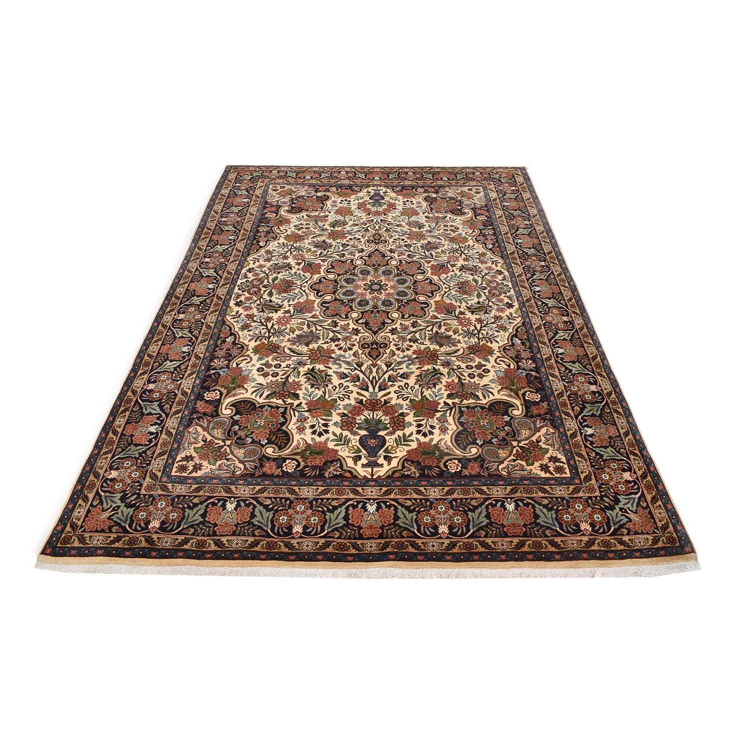 Alfombra persa - Bidjar - 293 x 197 cm - arena