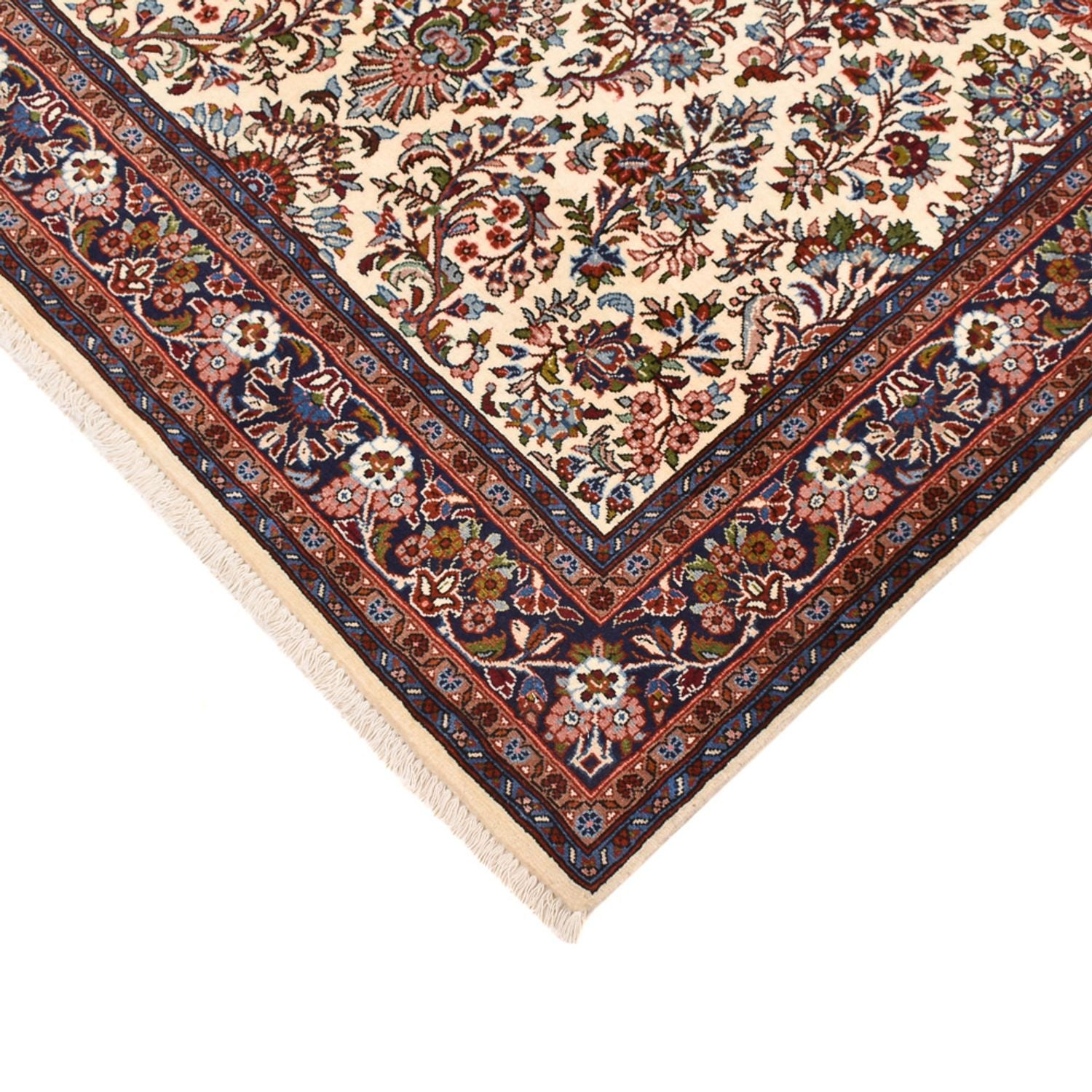Alfombra persa - Bidjar - 226 x 135 cm - crema