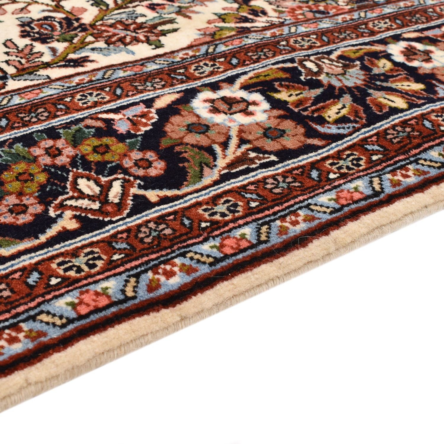 Alfombra persa - Bidjar - 213 x 135 cm - crema