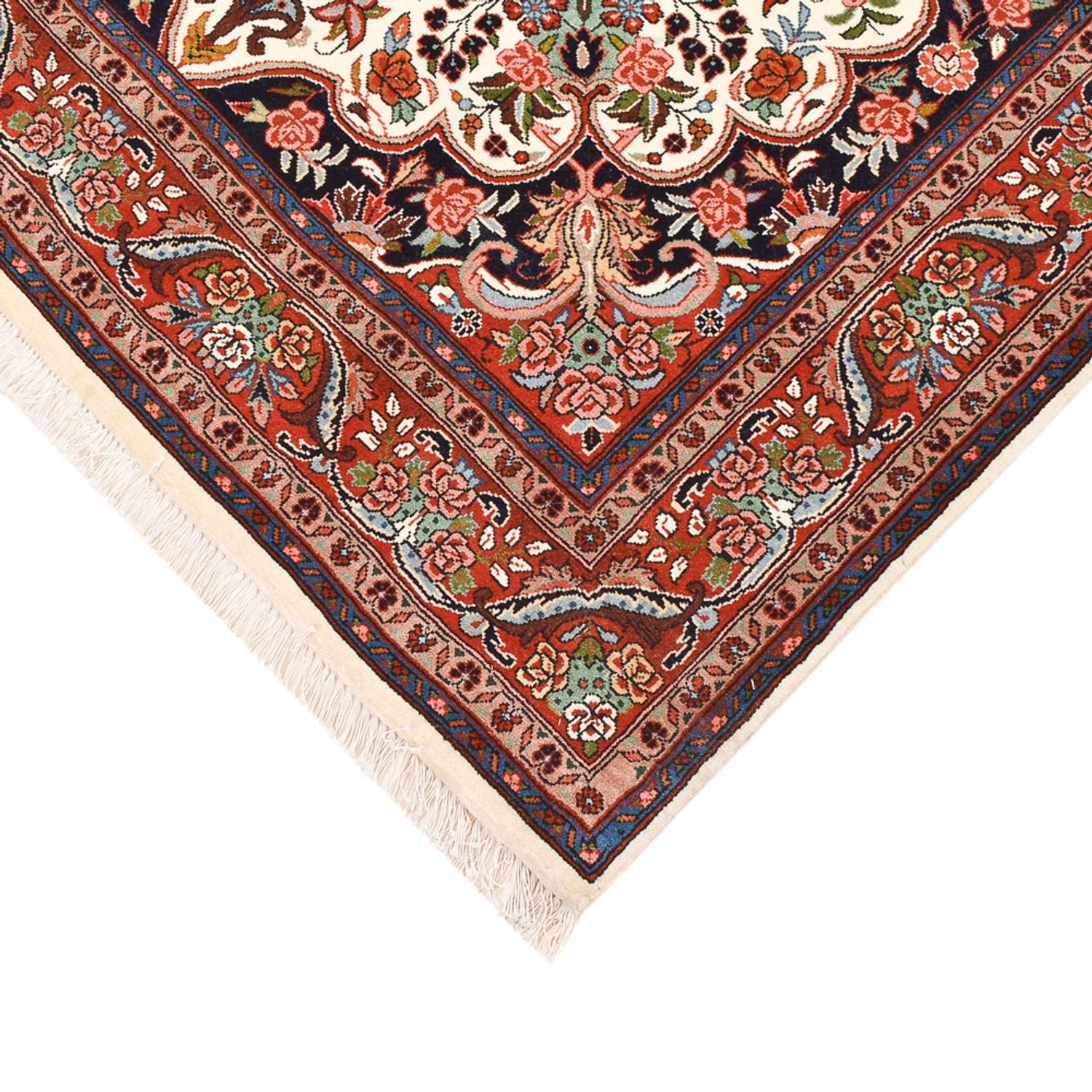 Alfombra persa - Bidjar - 220 x 132 cm - crema