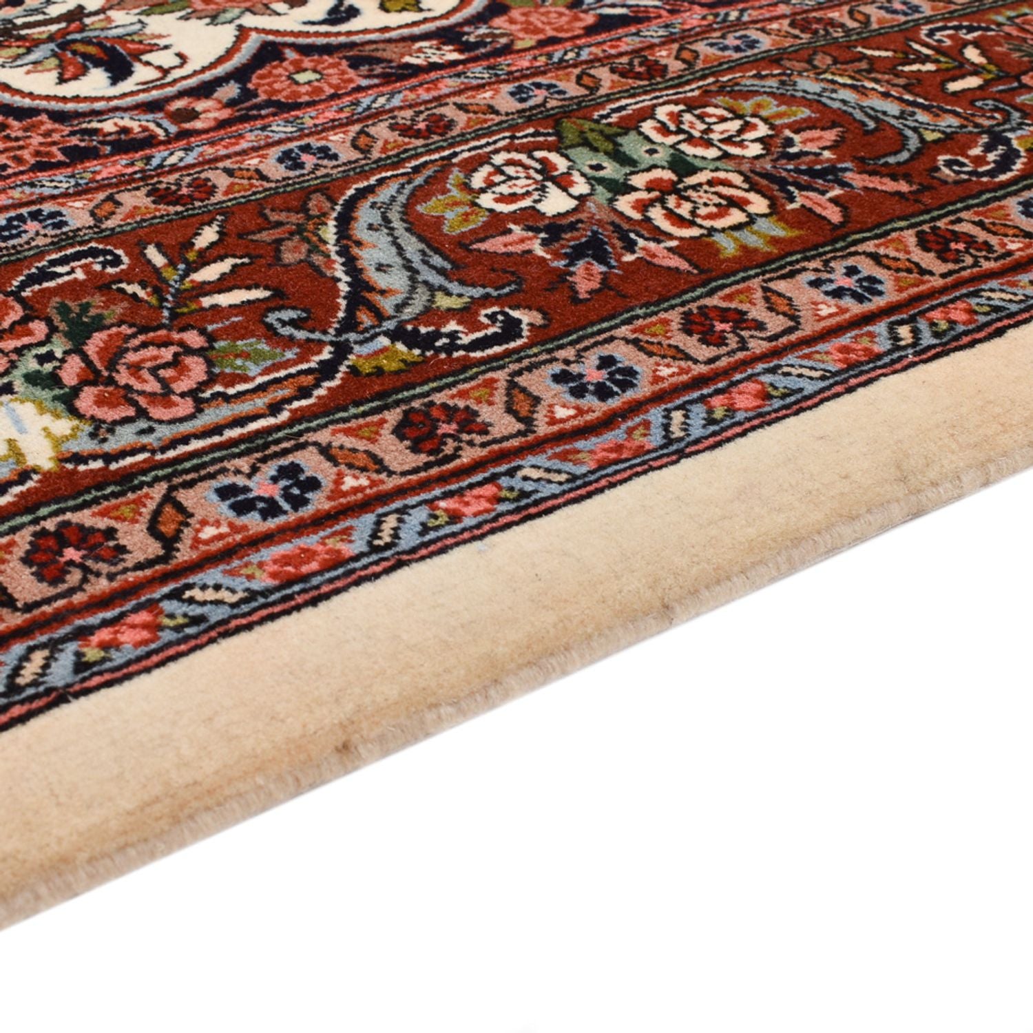 Alfombra persa - Bidjar - 208 x 137 cm - crema