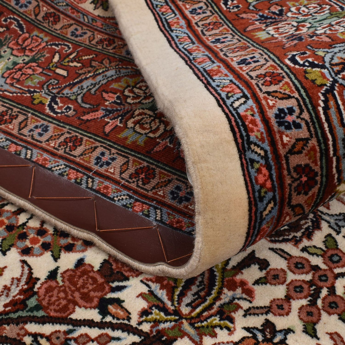 Alfombra persa - Bidjar - 208 x 137 cm - crema