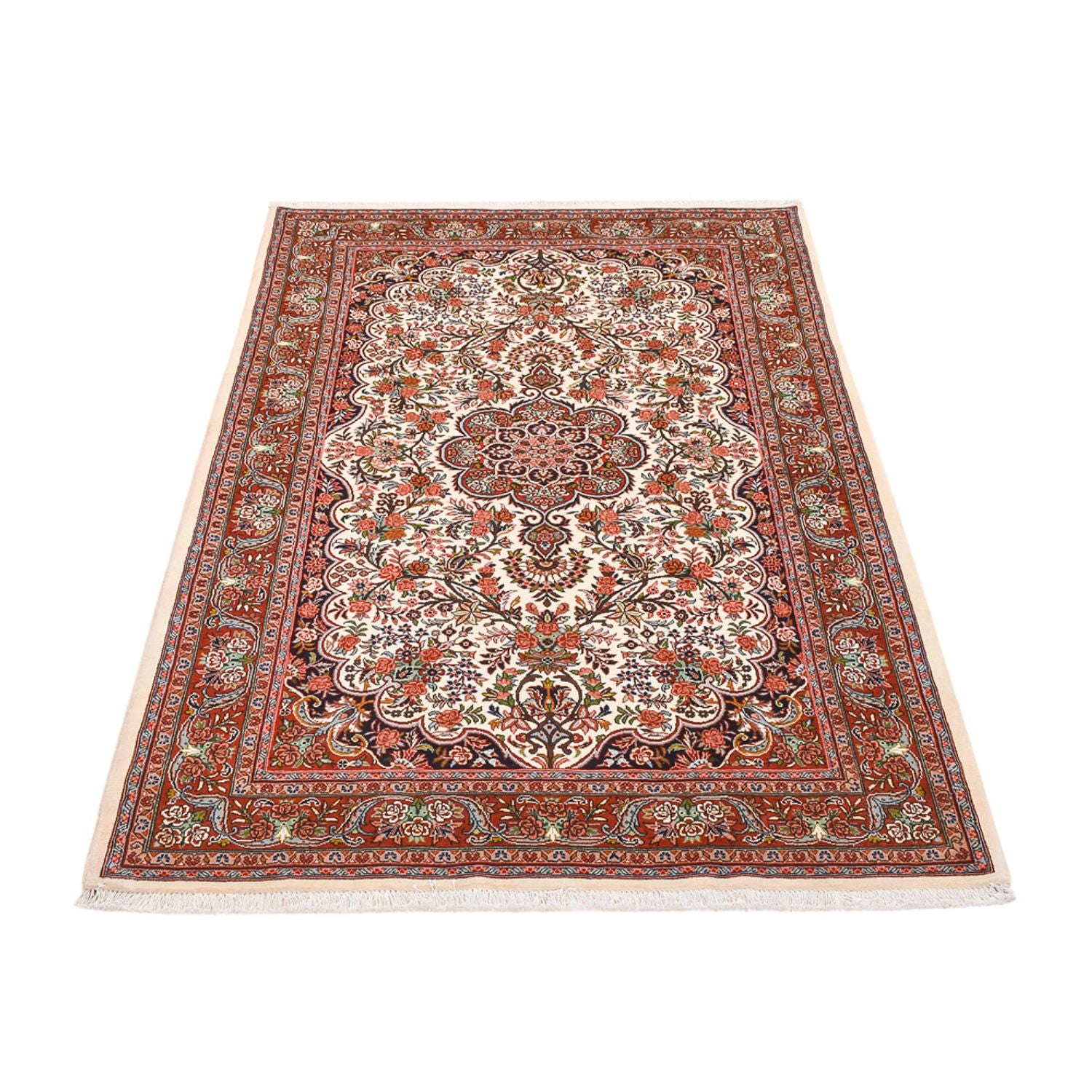 Alfombra persa - Bidjar - 208 x 137 cm - crema
