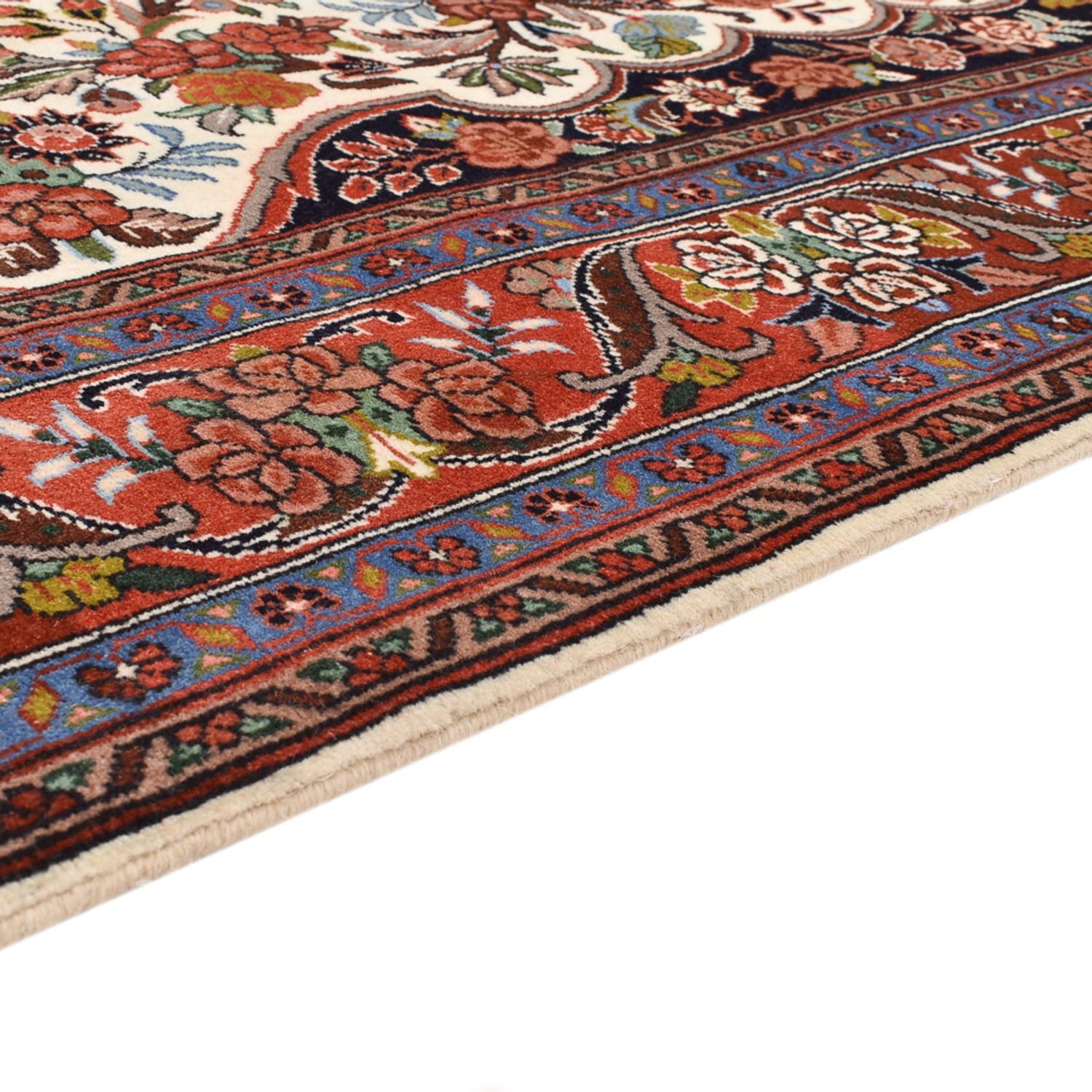 Alfombra persa - Bidjar - 219 x 136 cm - crema