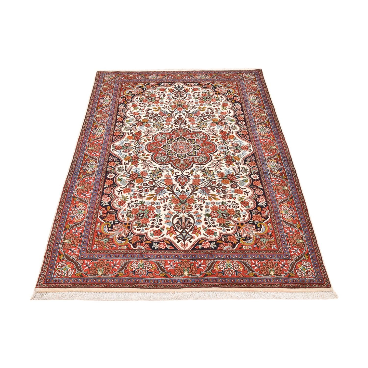 Alfombra persa - Bidjar - 219 x 136 cm - crema
