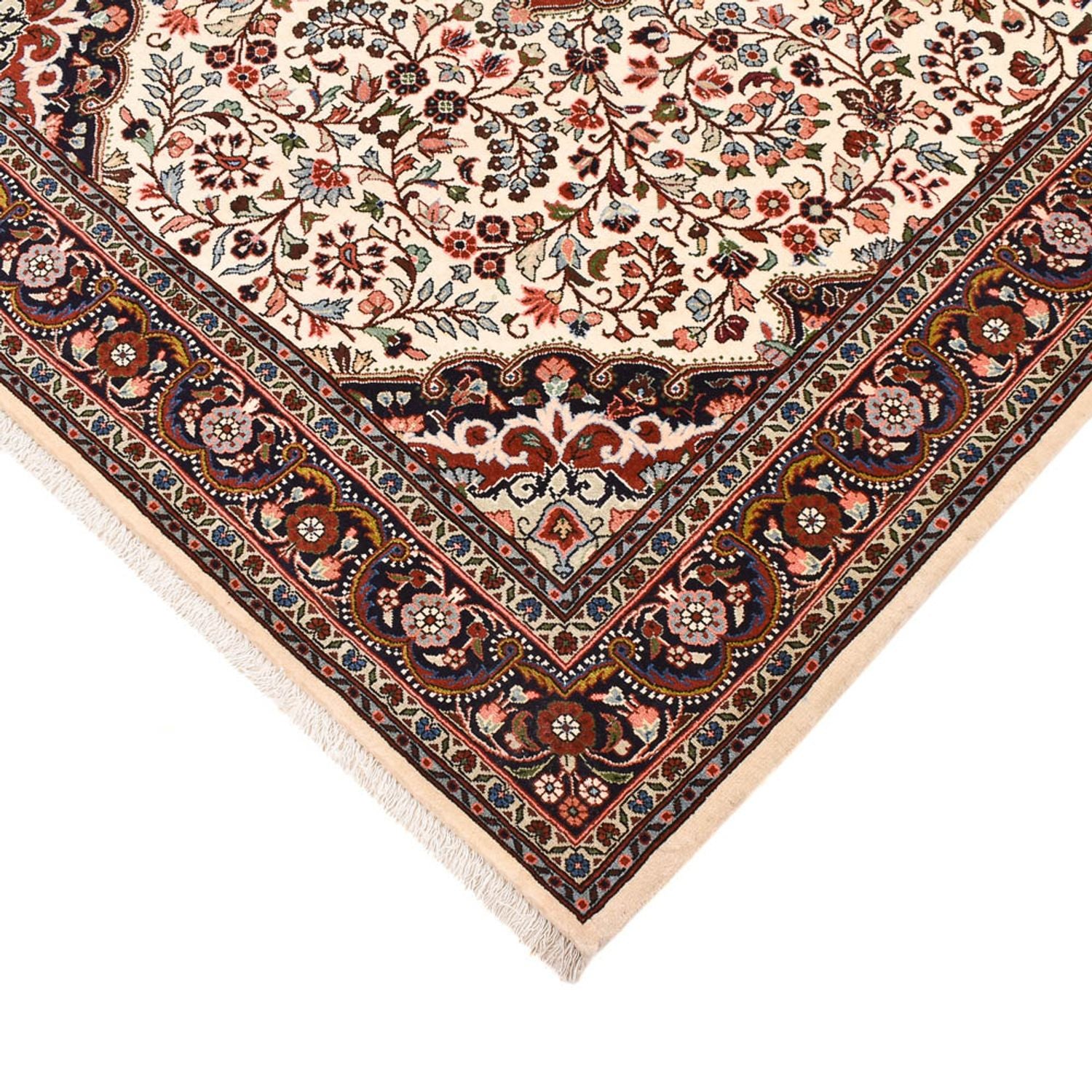 Alfombra persa - Bidjar - 214 x 140 cm - crema