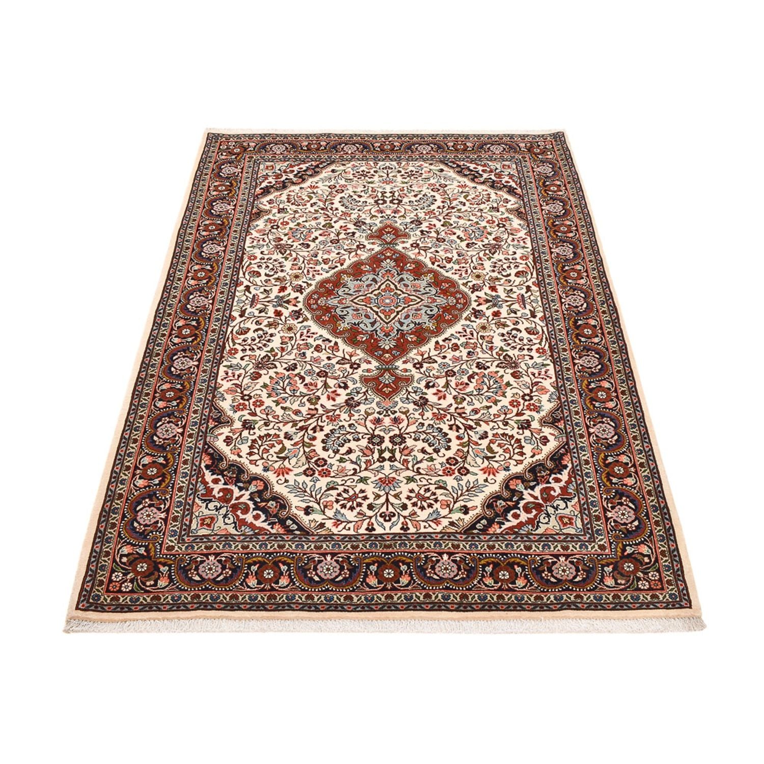 Alfombra persa - Bidjar - 214 x 140 cm - crema