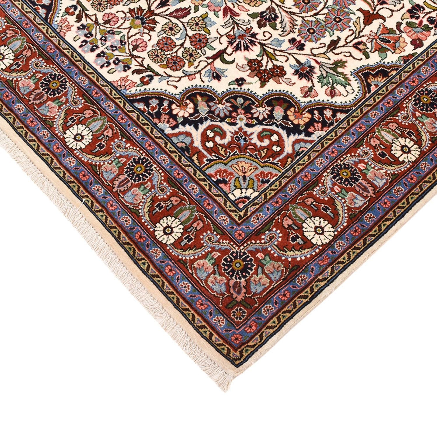 Alfombra persa - Bidjar - 208 x 136 cm - crema
