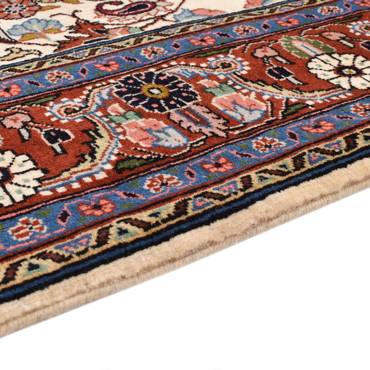 Alfombra persa - Bidjar - 208 x 136 cm - crema