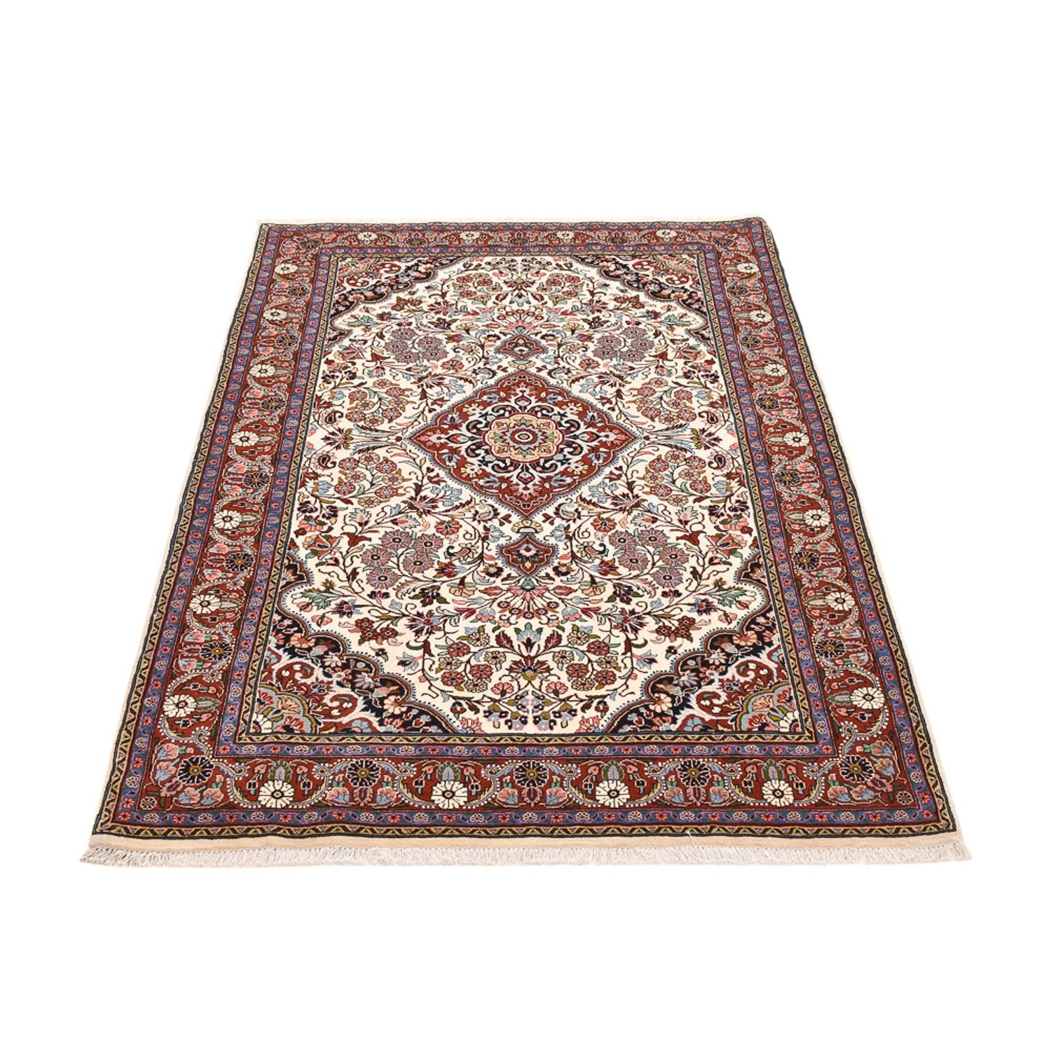 Alfombra persa - Bidjar - 208 x 136 cm - crema