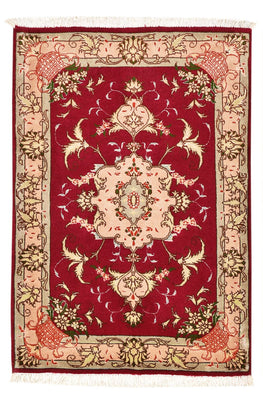 Alfombra Persa - Tabriz - Real - 90 x 60 cm - rojo