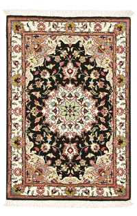 Alfombra Persa - Tabriz - Real - 90 x 60 cm - azul oscuro