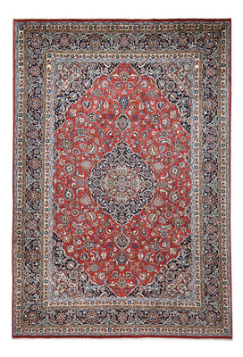 Alfombra persa - Keshan - 360 x 246 cm - rojo
