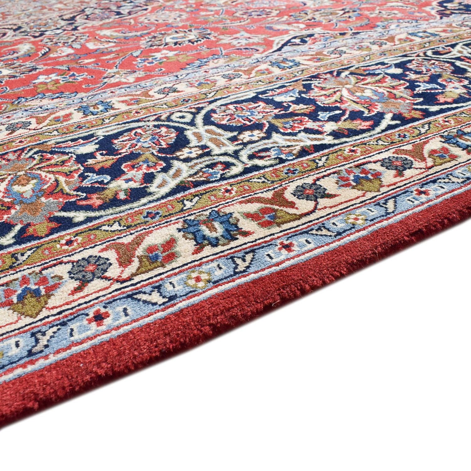 Alfombra persa - Keshan - 360 x 246 cm - rojo