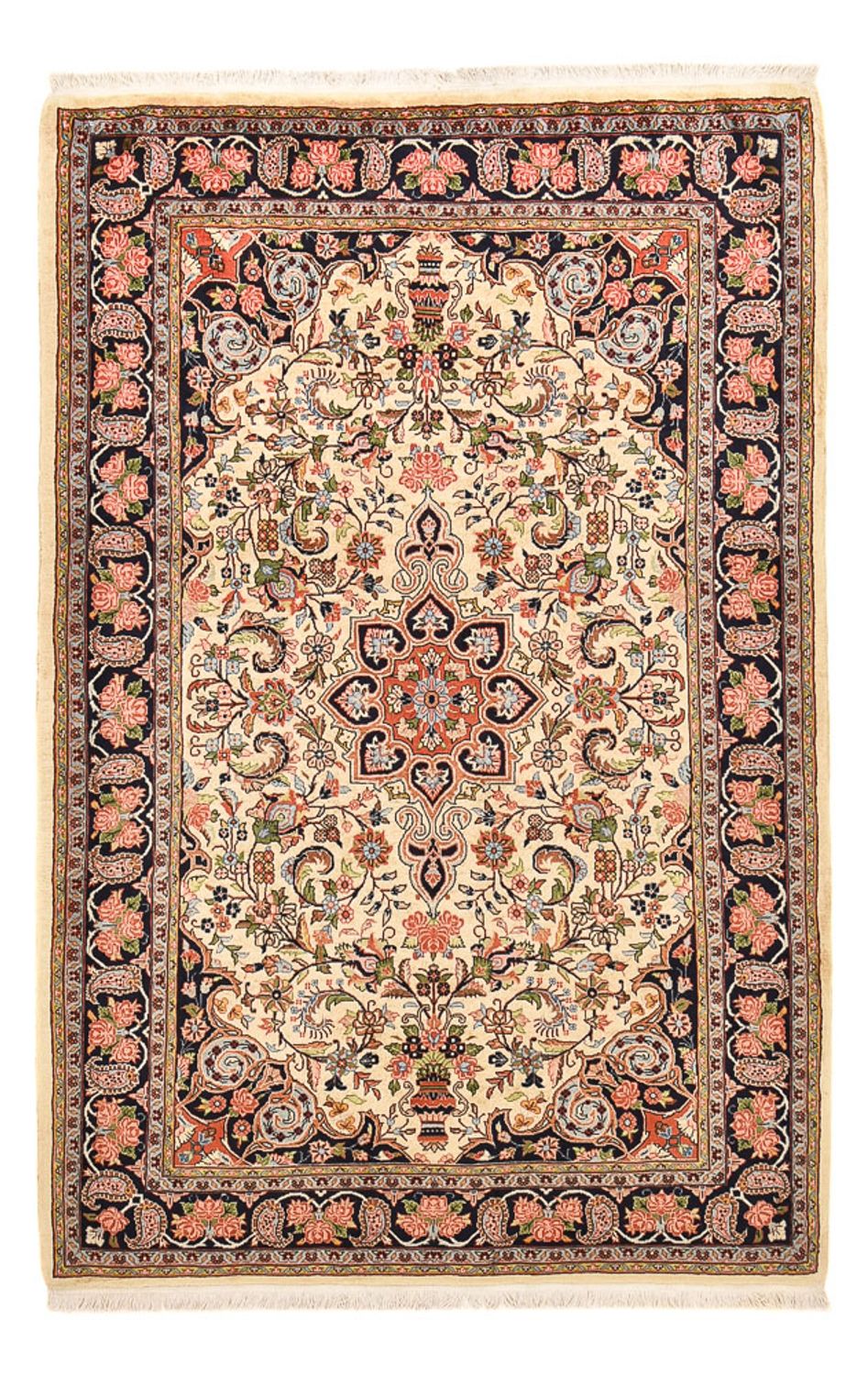 Alfombra persa - Bidjar - 212 x 137 cm - arena