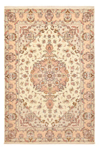 Alfombra Persa - Tabriz - Real - 312 x 202 cm - beige oscuro