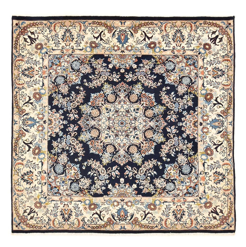 Alfombra persa - Clásica cuadrado  - 200 x 198 cm - azul oscuro