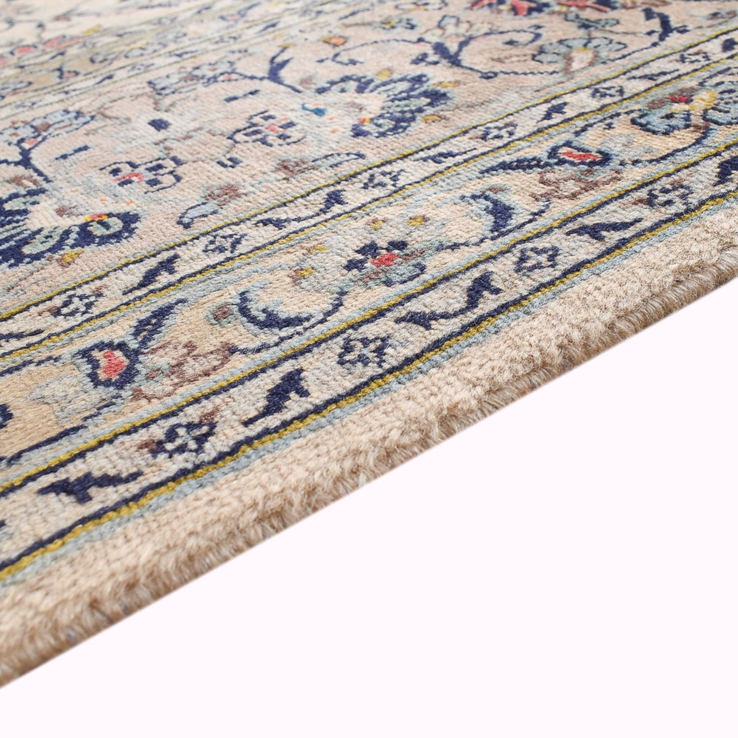 Alfombra persa - Keshan - Real - 347 x 246 cm - arena