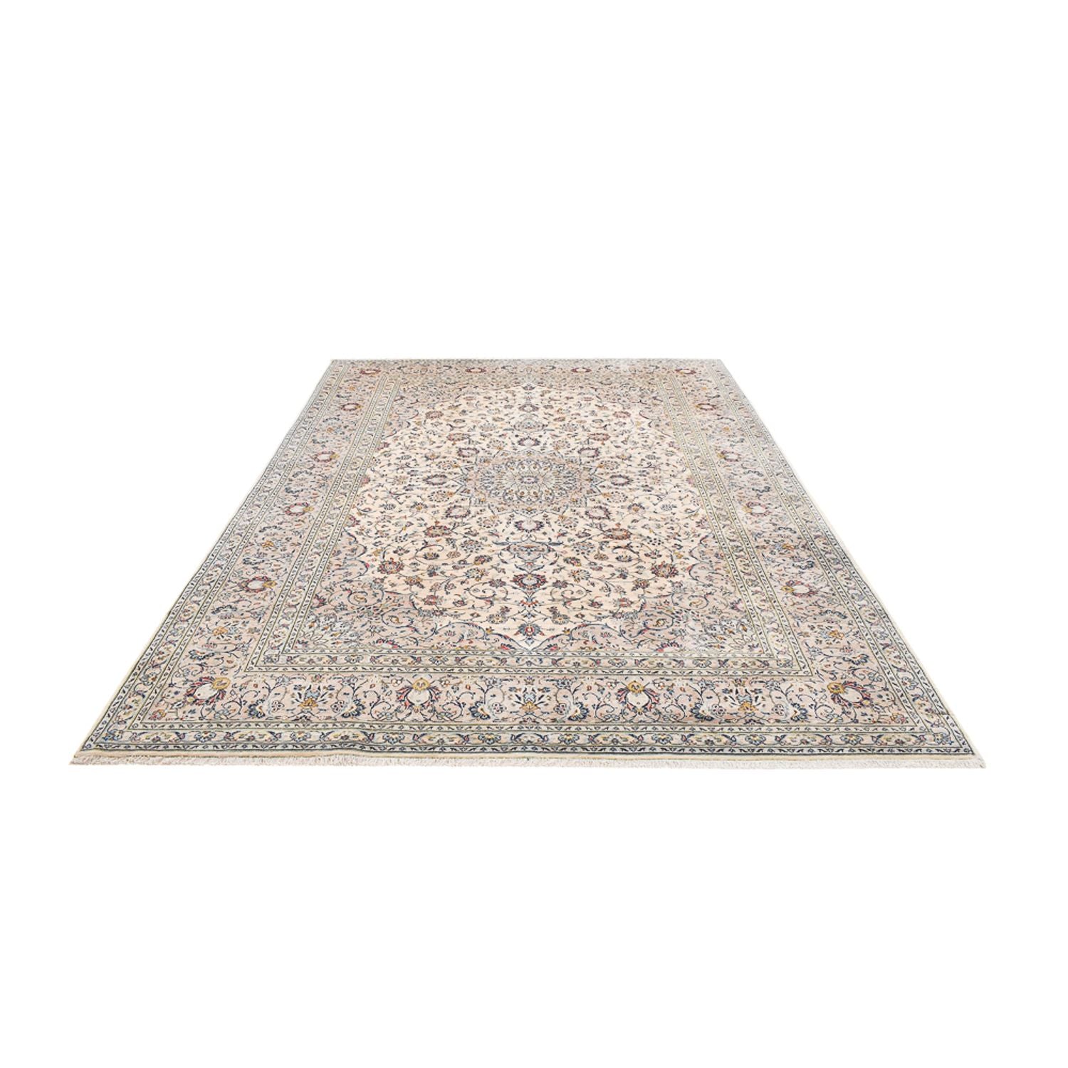 Alfombra persa - Keshan - Real - 347 x 246 cm - arena