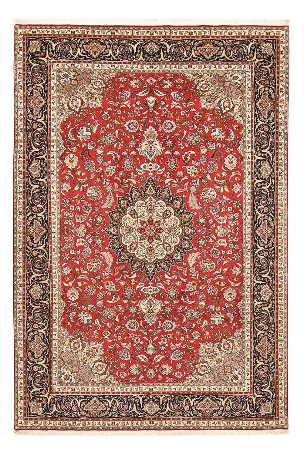 Alfombra Persa - Tabriz - Real - 307 x 203 cm - rojo
