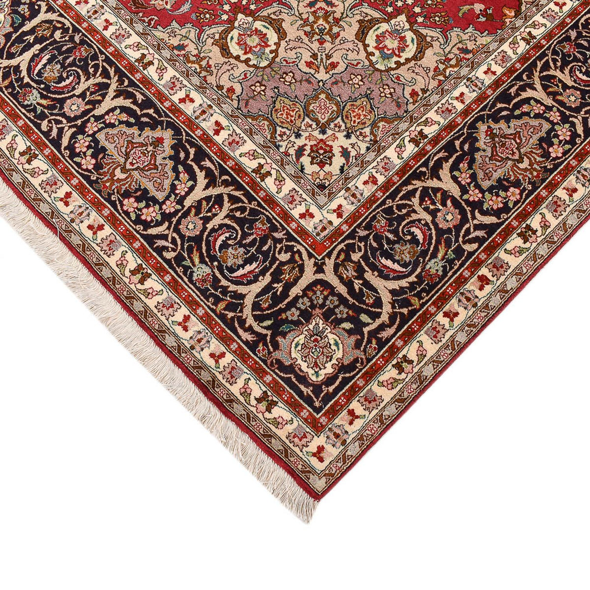 Alfombra Persa - Tabriz - Real - 307 x 203 cm - rojo