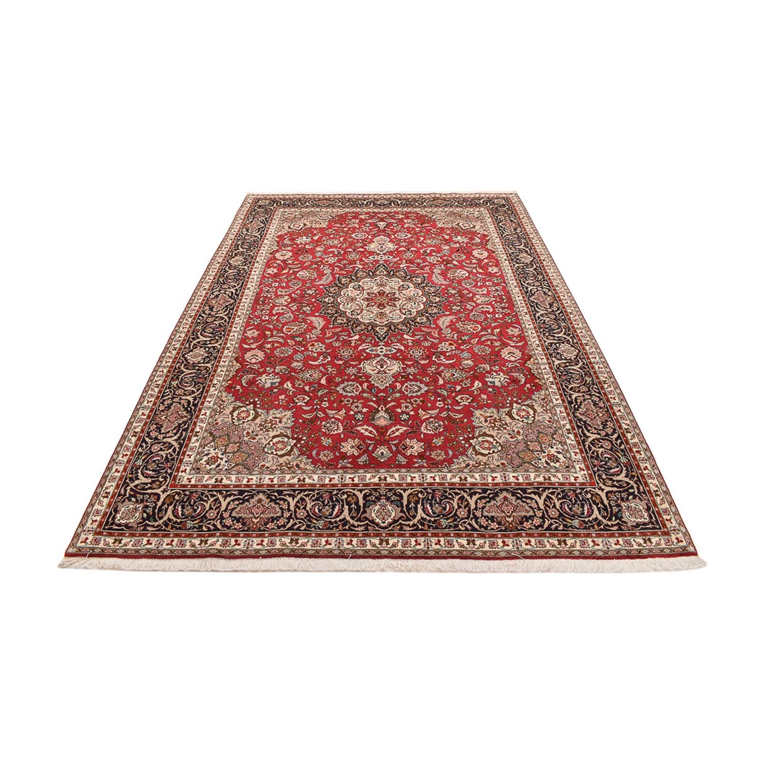 Alfombra Persa - Tabriz - Real - 307 x 203 cm - rojo