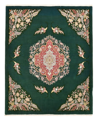 Alfombra Persa - Tabriz - Real - 250 x 200 cm - verde