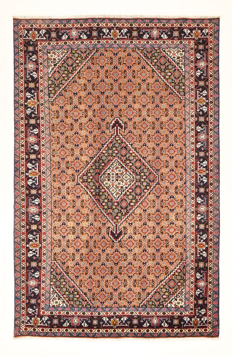 Alfombra persa - Nómada - 300 x 195 cm - rojo claro