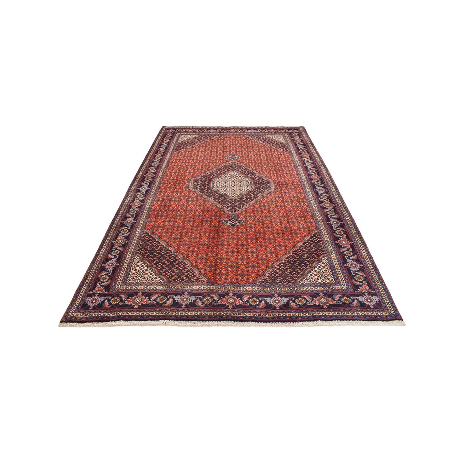 Alfombra persa - Nómada - 300 x 199 cm - naranja