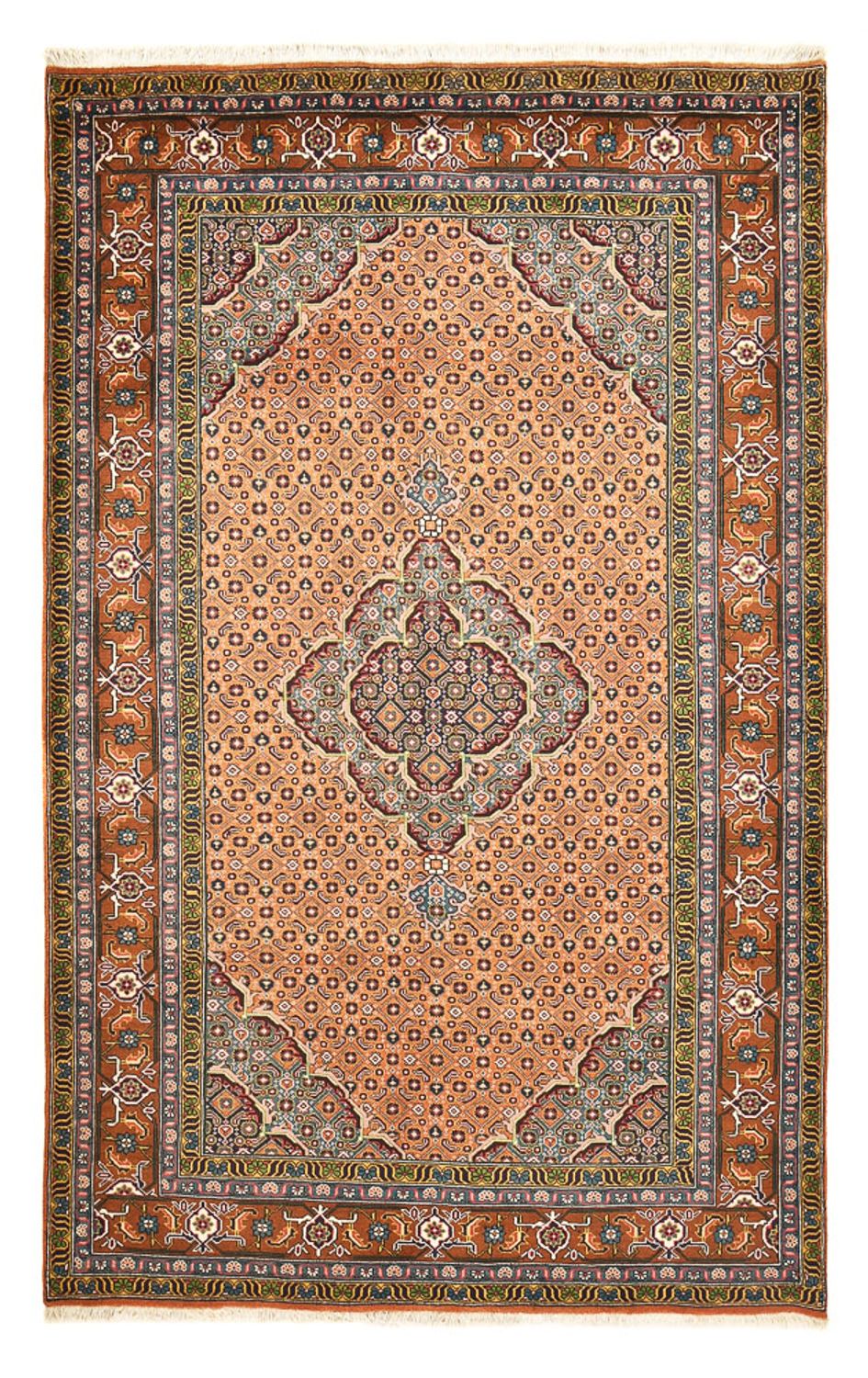 Alfombra persa - Nómada - 304 x 198 cm - beige oscuro