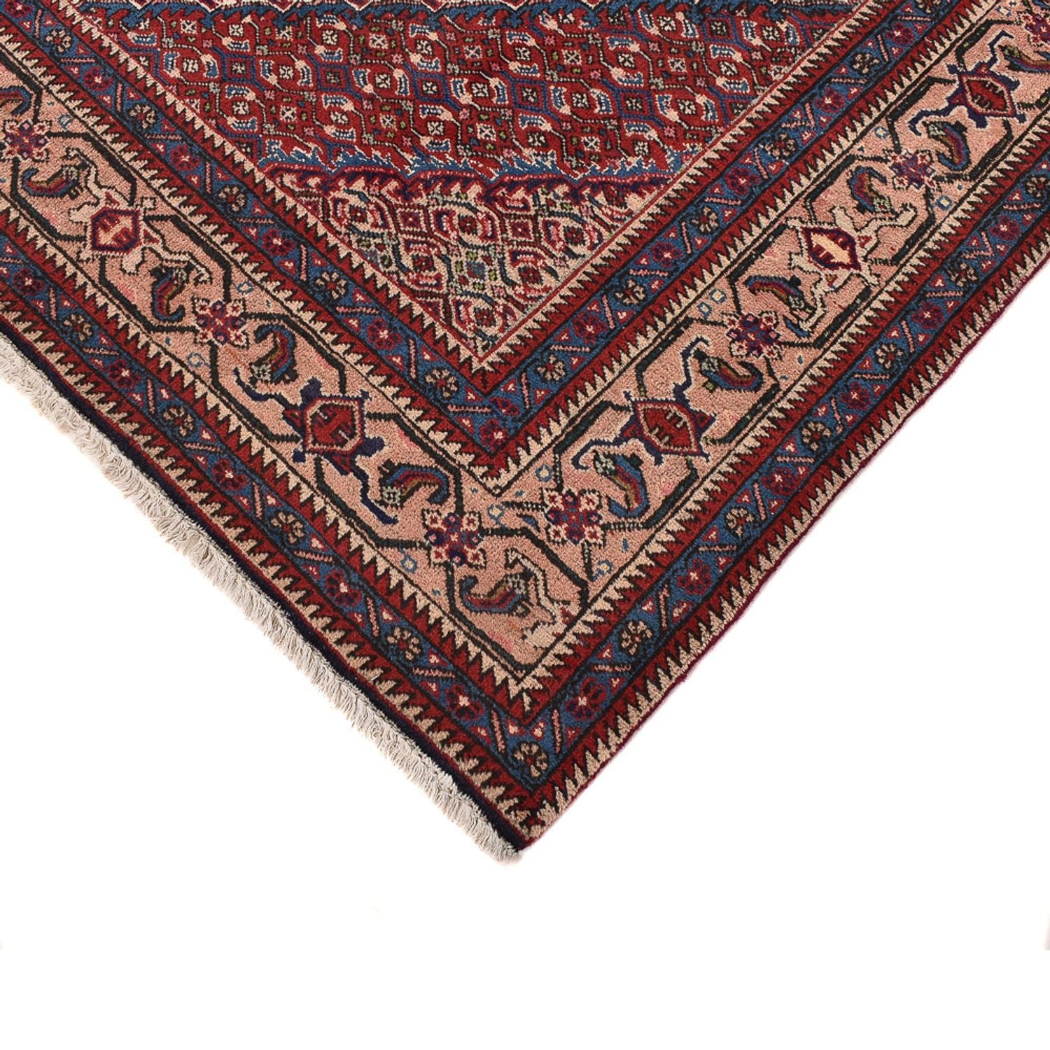 Alfombra persa - Nómada - 285 x 194 cm - rojo burdeos