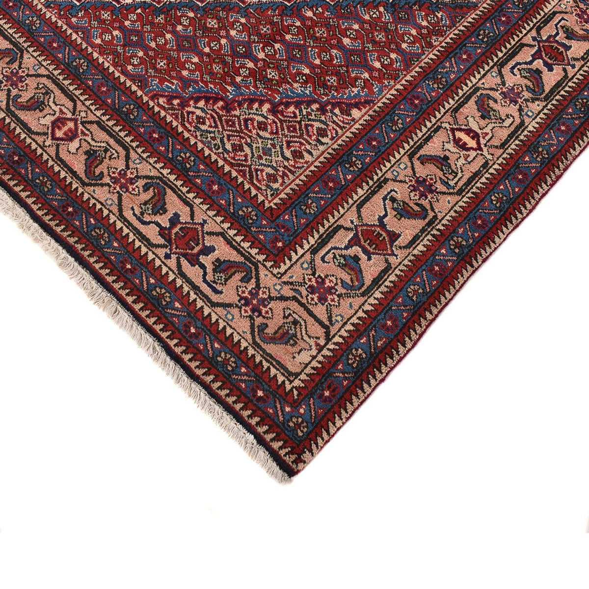 Alfombra persa - Nómada - 285 x 194 cm - rojo burdeos