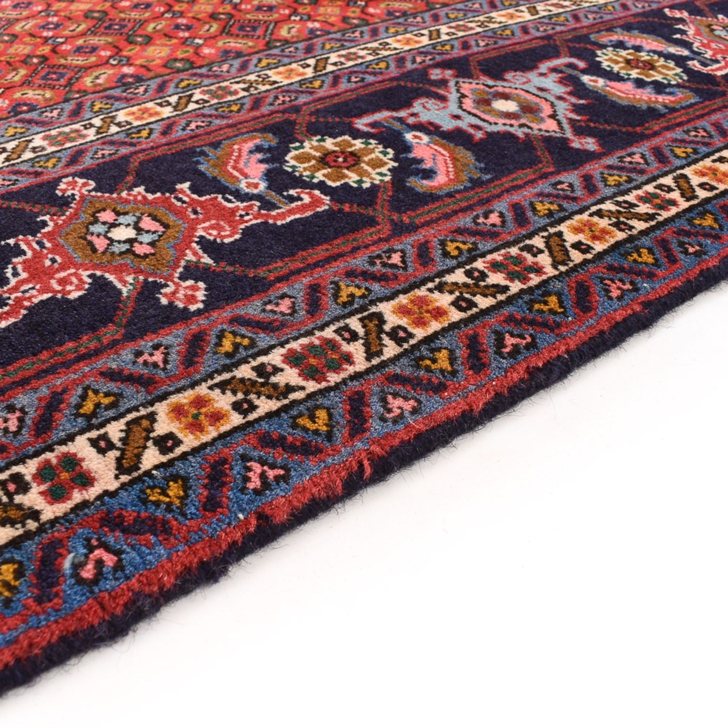 Alfombra persa - Nómada - 298 x 198 cm - púrpura