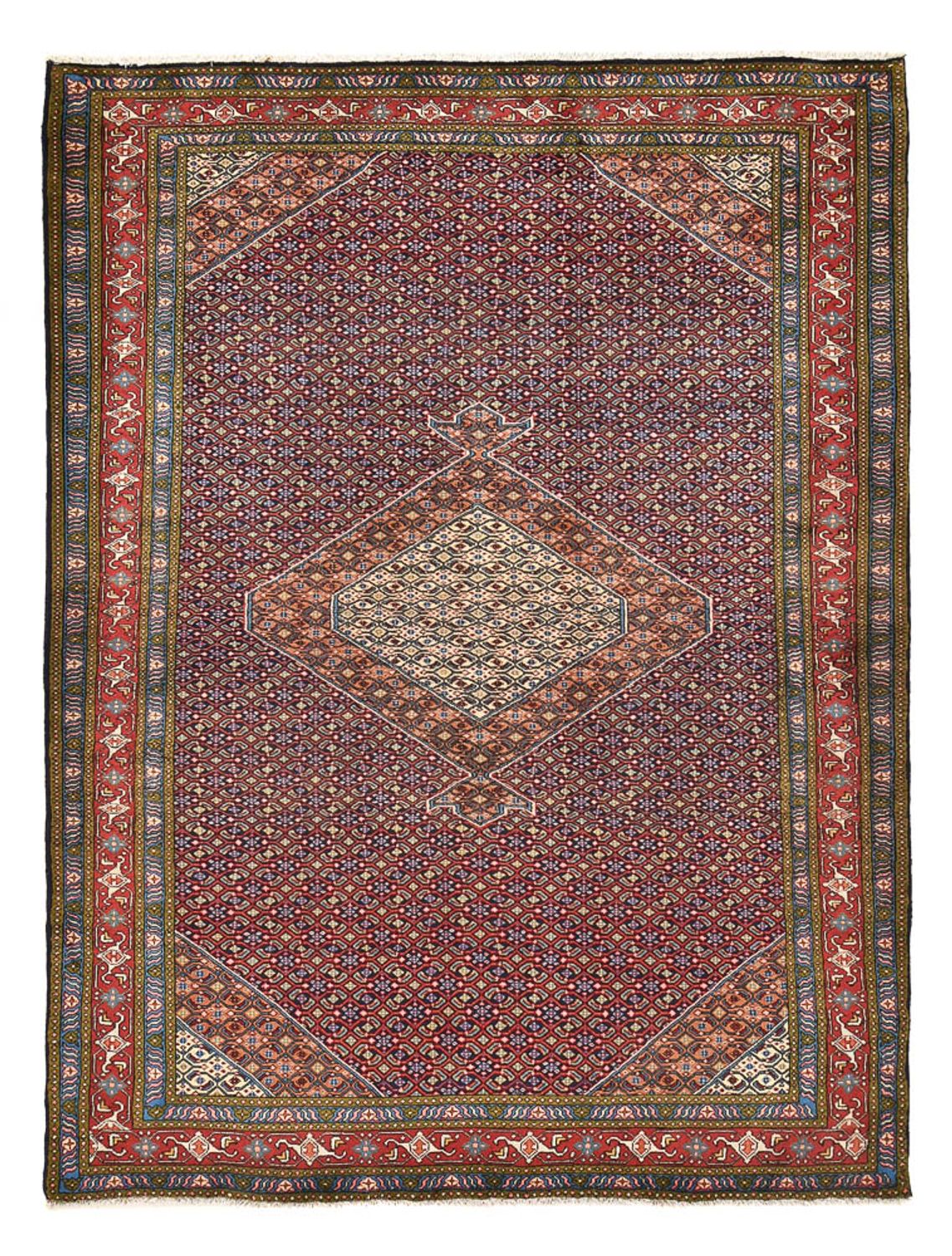 Alfombra persa - Nómada - 271 x 204 cm - púrpura