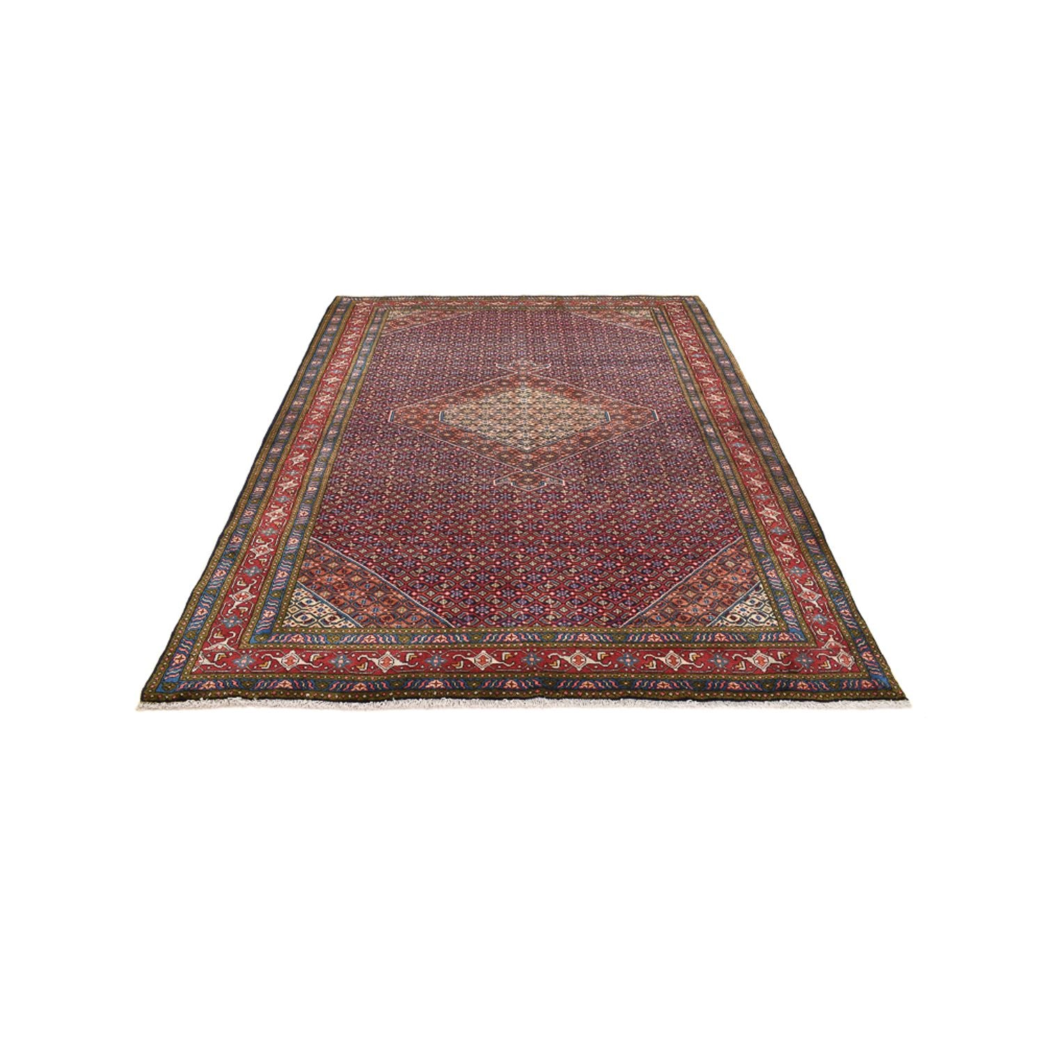Alfombra persa - Nómada - 271 x 204 cm - púrpura