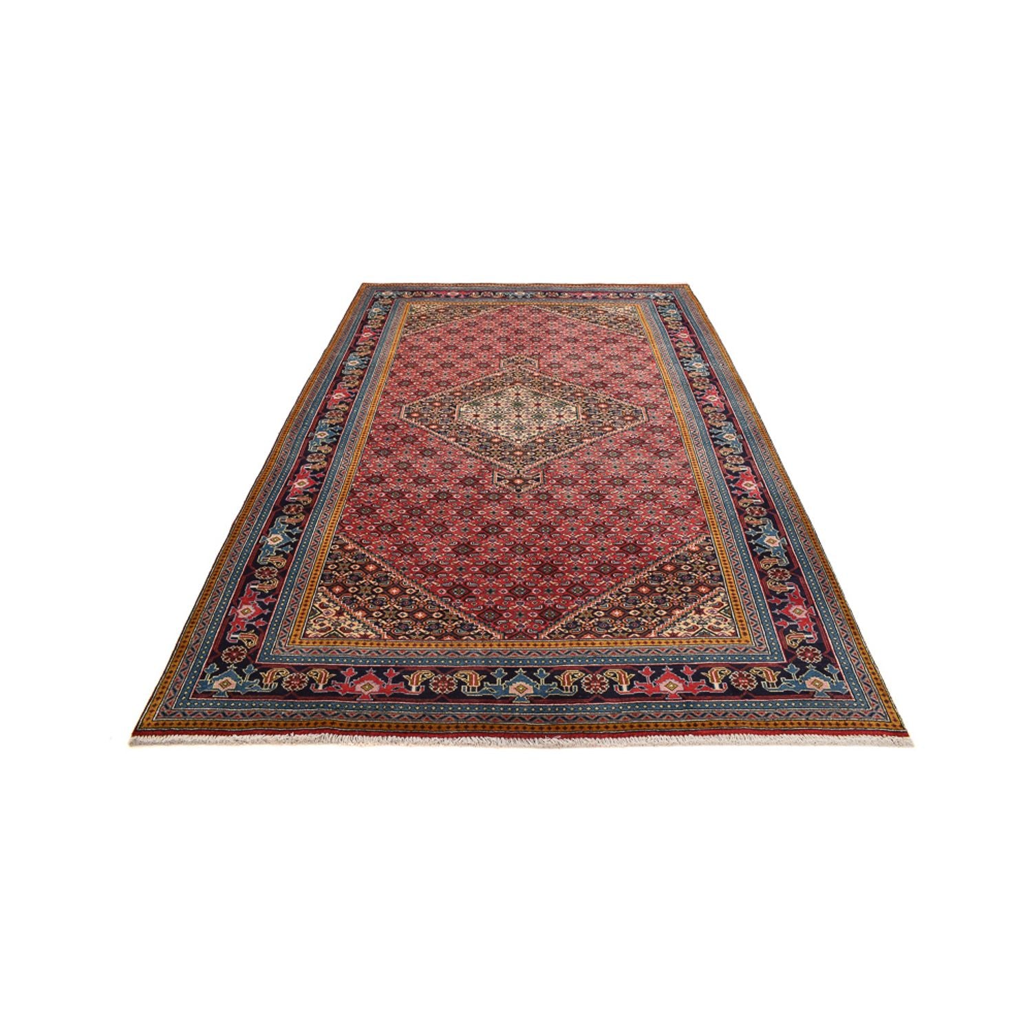 Alfombra persa - Nómada - 297 x 199 cm - rojo claro