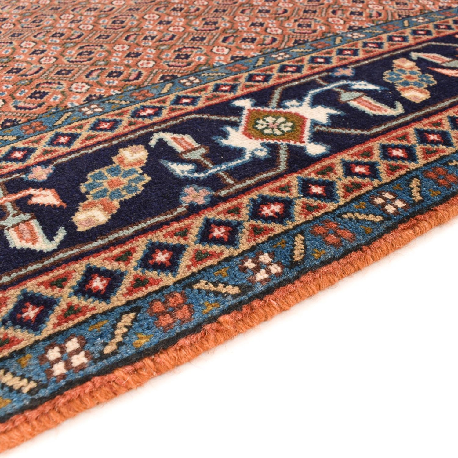 Alfombra persa - Nómada - 289 x 195 cm - beige oscuro