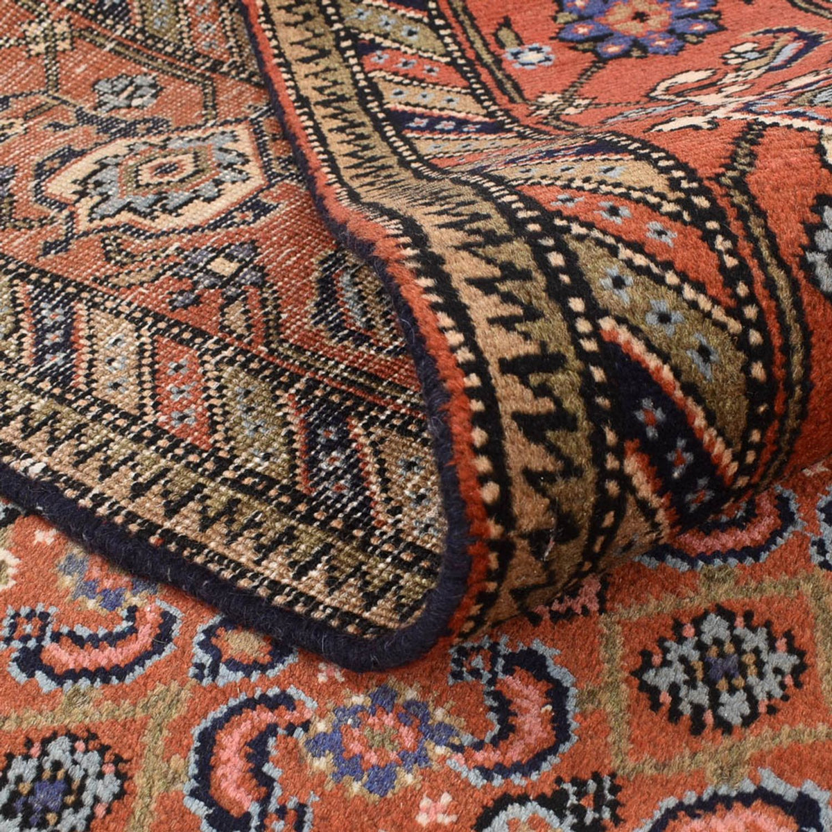 Alfombra persa - Nómada - 293 x 197 cm - beige oscuro