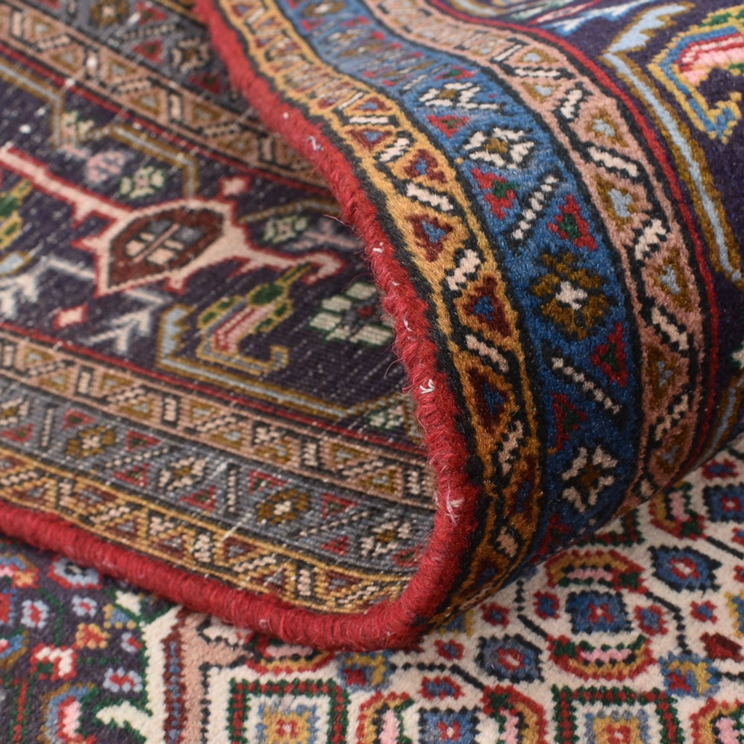 Alfombra persa - Nómada - 287 x 192 cm - rojo burdeos
