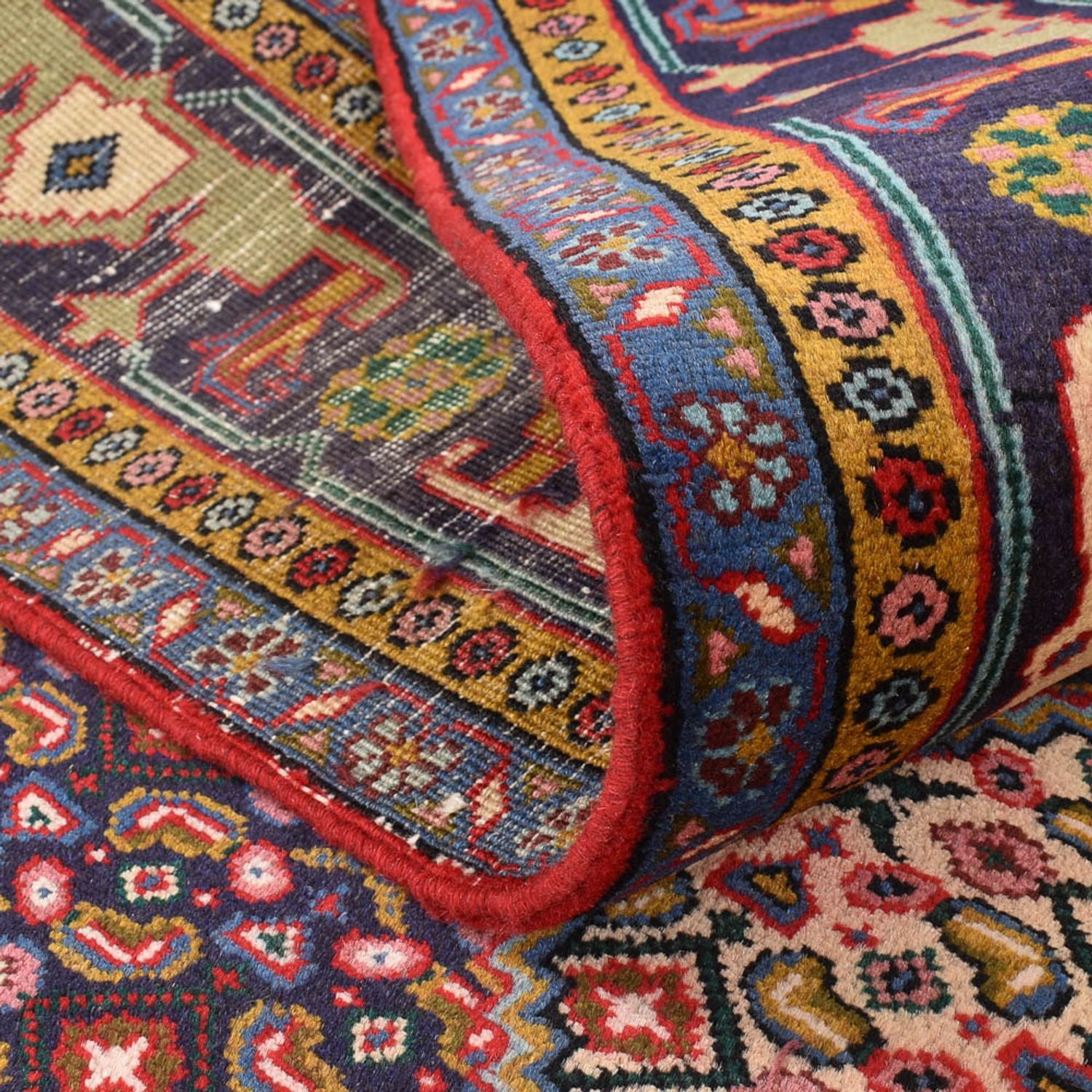 Alfombra persa - Nómada - 287 x 202 cm - rojo claro