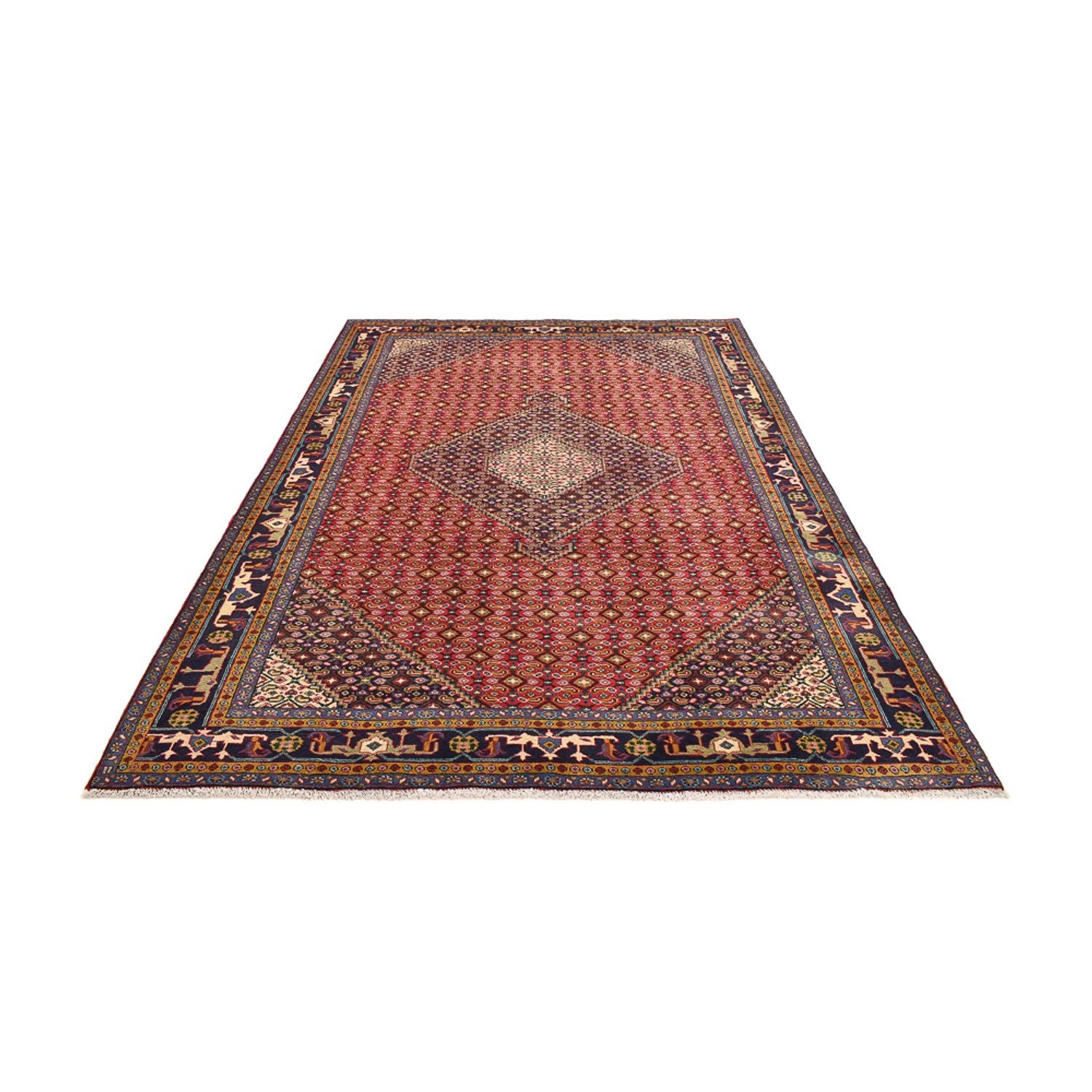 Alfombra persa - Nómada - 287 x 202 cm - rojo claro
