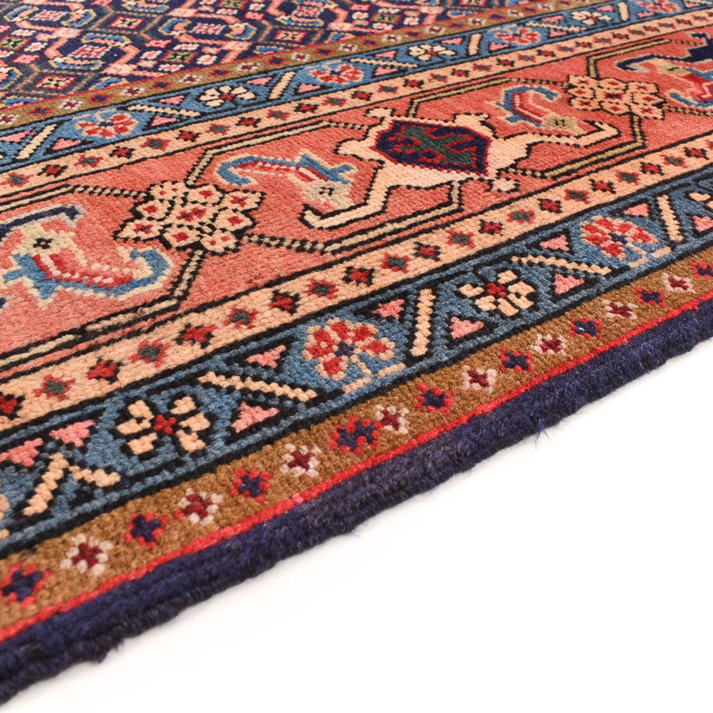 Alfombra persa - Nómada - 282 x 193 cm - rojo claro