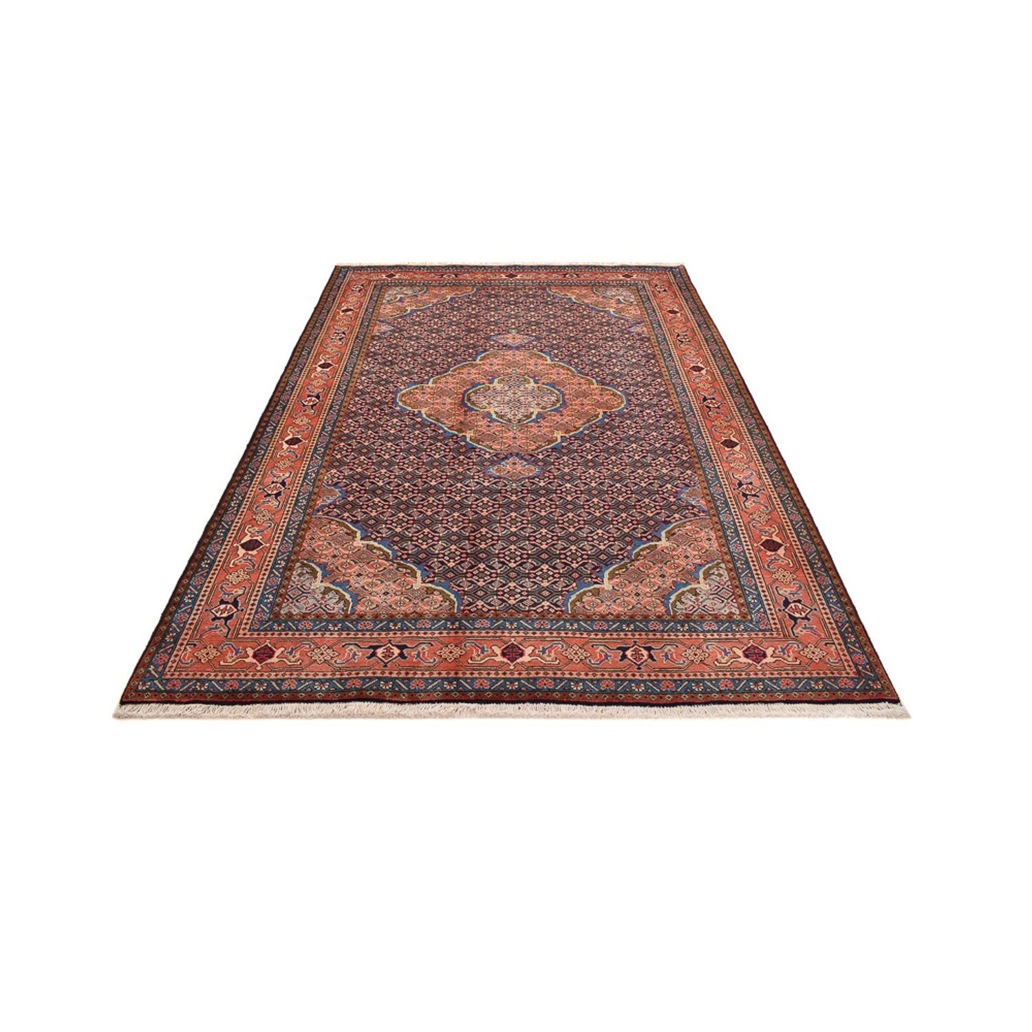 Alfombra persa - Nómada - 282 x 193 cm - rojo claro
