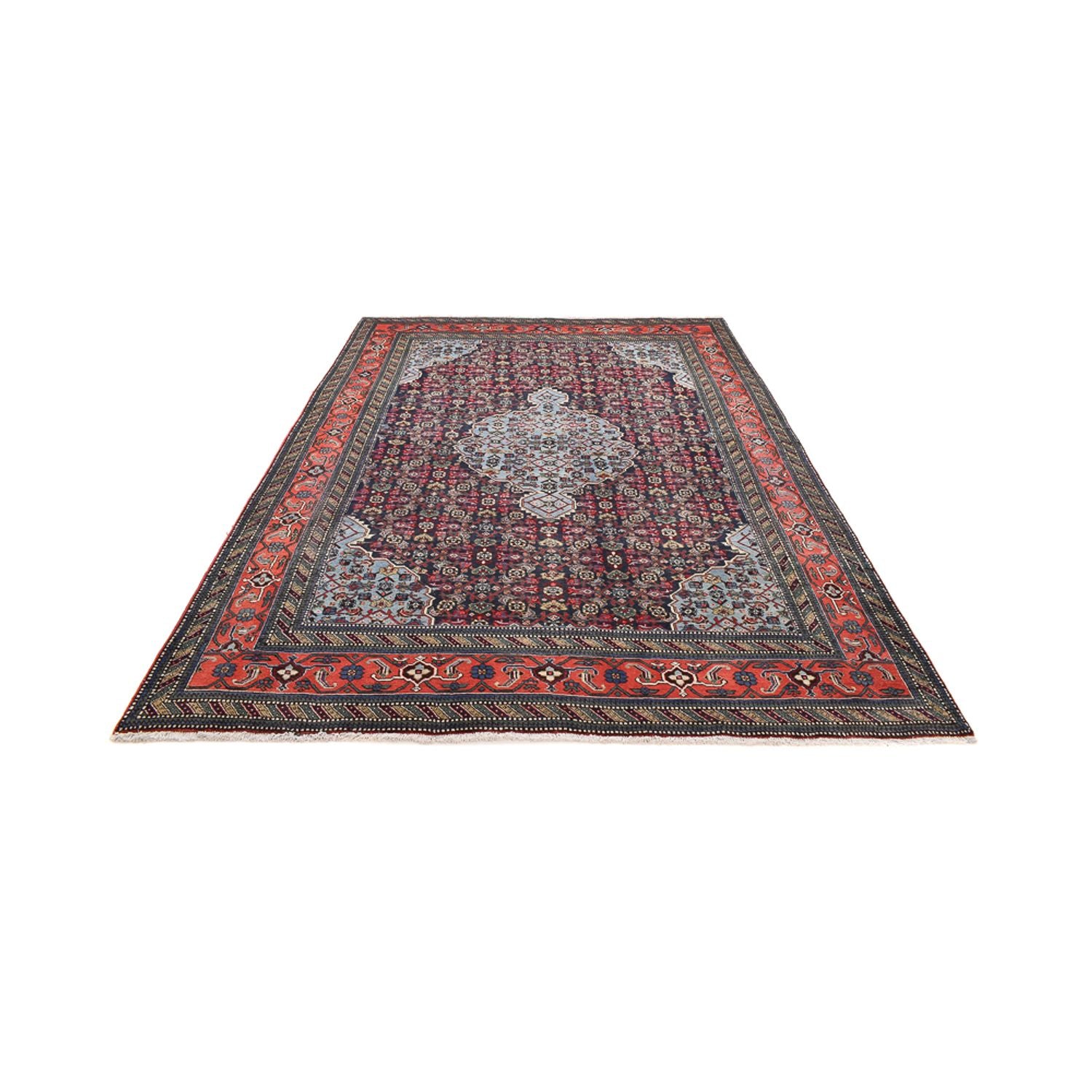 Alfombra persa - Nómada - 310 x 232 cm - azul claro